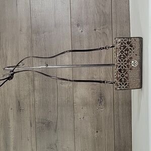 Brighton Embroidered Leather Crossbody Wallet Shoulder Bag